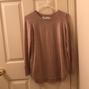 beige maternity sweater